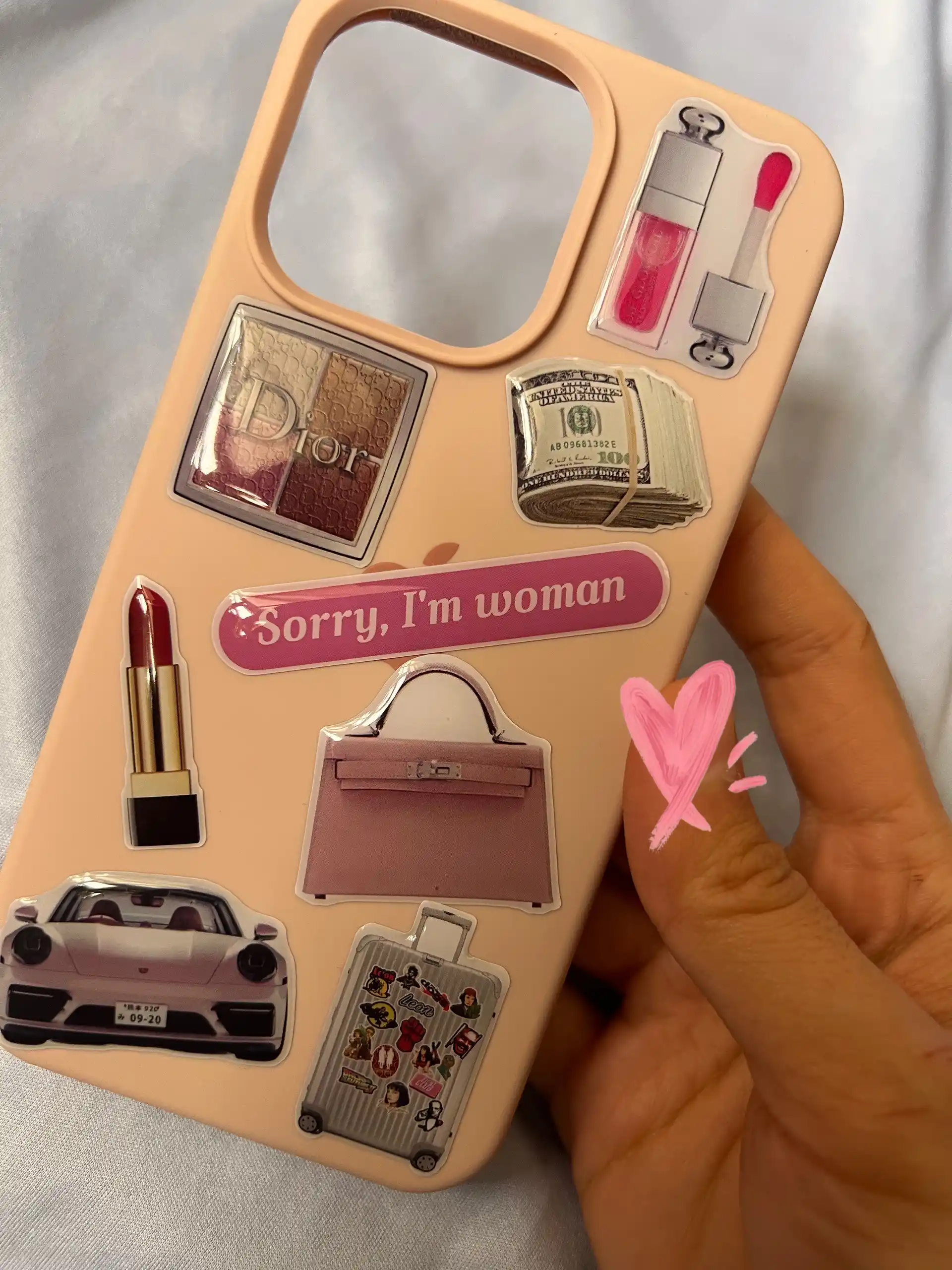 Telefon, iPhone, noutbuk va quloqchinlar uchun 3D stiker stikeri