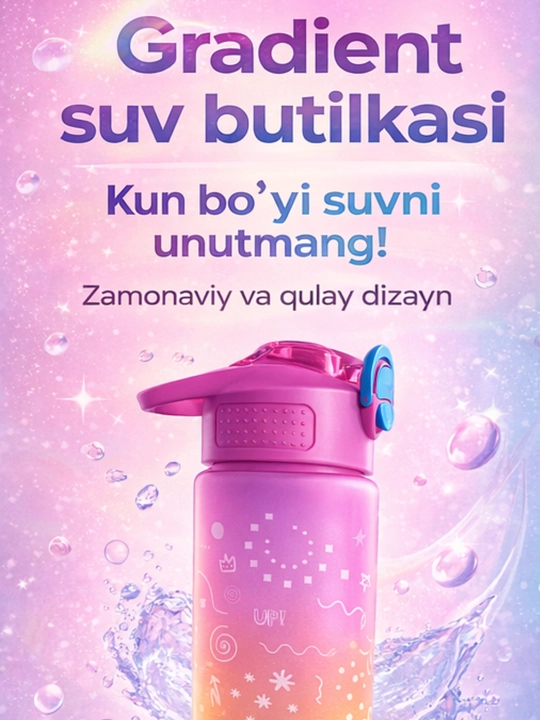 Suv idishi, BPA Free, 600 ml, 800 ml, 1000 ml - 