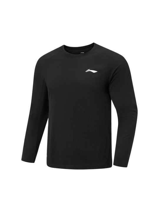 Лонгслив спортивный Li-Ning ATLW017 с технологией AT DRY, быстросохнущий, для тренировок - 