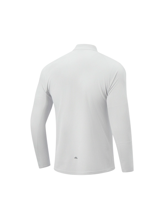 Li-Ning Jogging longsliv LN DRY va LN COOL bilan, tez quriydigan, fitness uchun Slim Fit