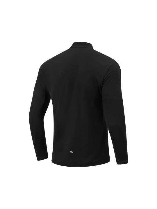 Li-Ning Jogging longsliv LN DRY va LN COOL bilan, tez quriydigan, fitness uchun Slim Fit