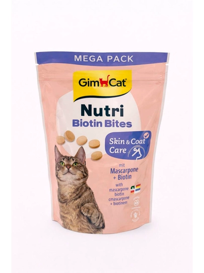 Gim Cat nutri biotin bites для шерсти 708 шт