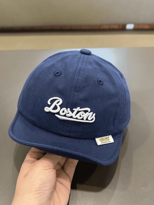 Bolalar uchun kepka beysbolka 44–50 sm Boston, paxta, sozlanadigan, bolalar shapkasi - 