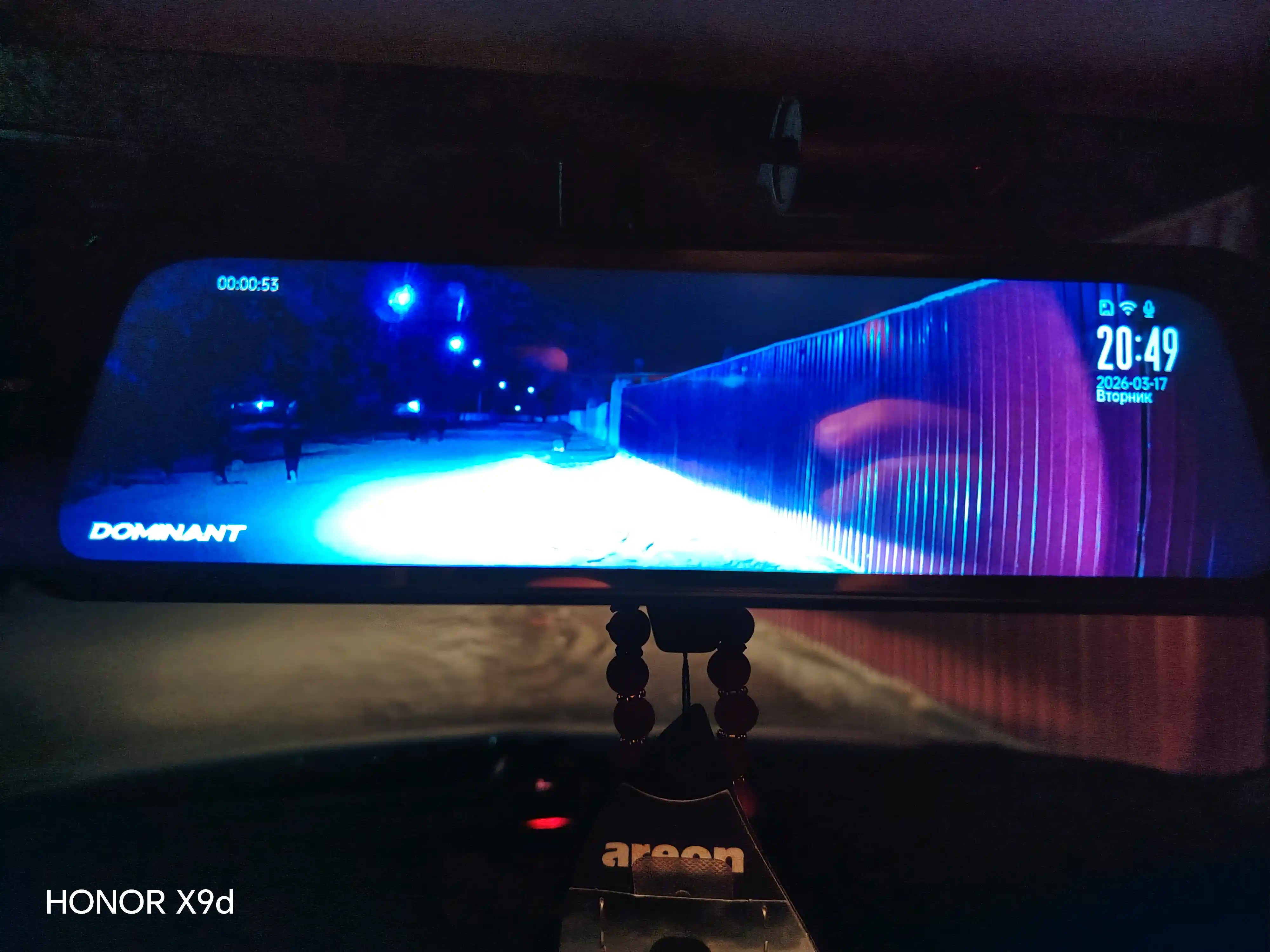 Видеорегистратор Dominant D999S PRO-2 Wifi 4К ultra hd 3 камеры