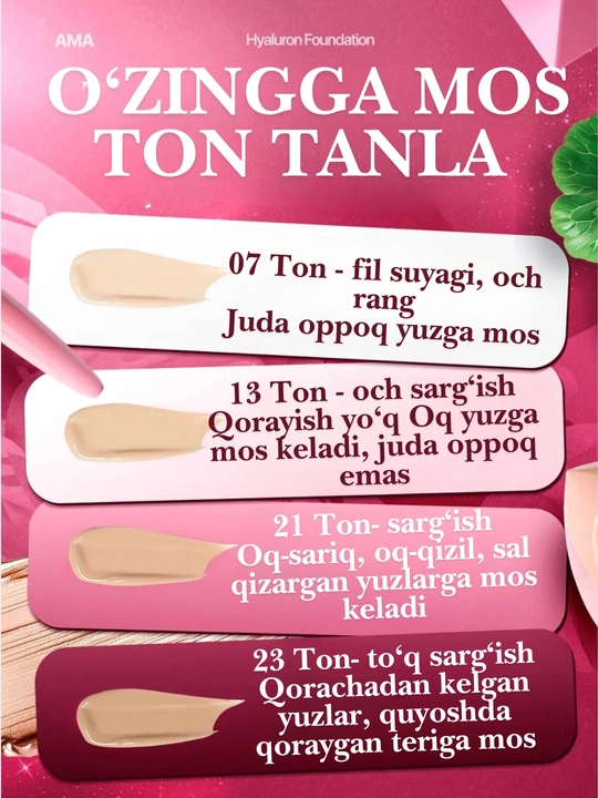 PDRN & HYALURON Foundation SU;A SPF50+ PA+++ tonal kremi