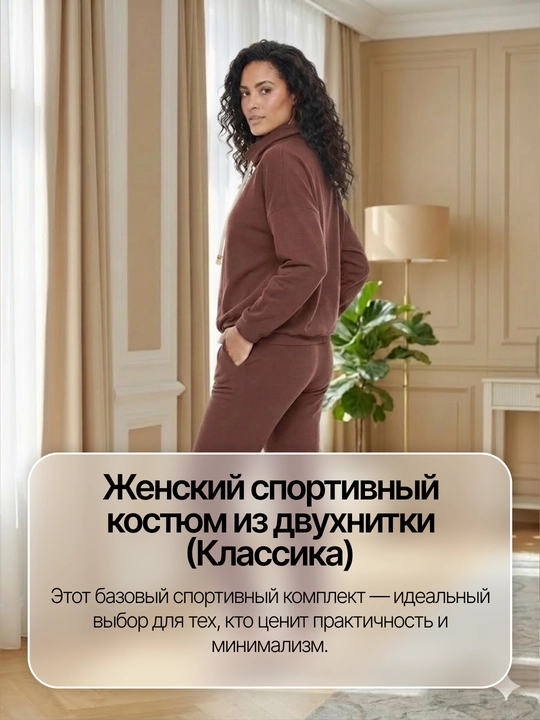 Женский костюм из хлопка от бренда MODALINA