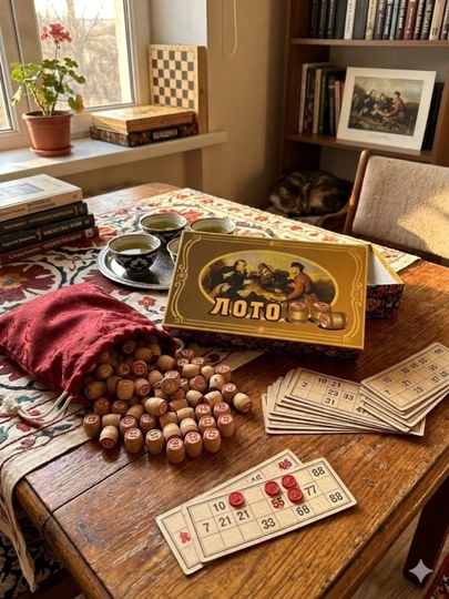 Настольная игра "Русское Лото" — MAGICBU-LOTTOKATTA