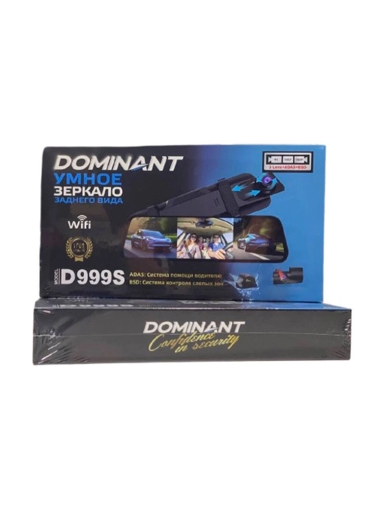 Видеорегистратор DOMINANT D999S 4K Wi-Fi 3 камеры 32GB для автомобиля