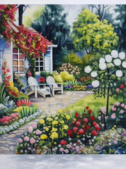 Алмазная мозаика с подрамником, красивые пейзажи, 65 × 50 см