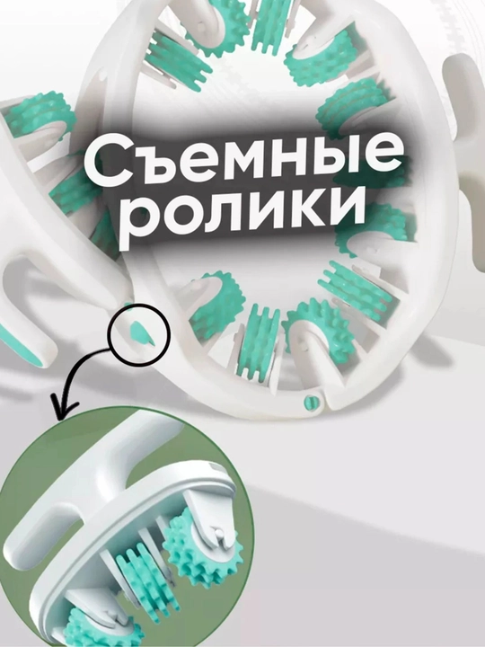 Массажер для тела, роликовый, 360, антицеллюлитный, массажер для ног, бедер и живота - 