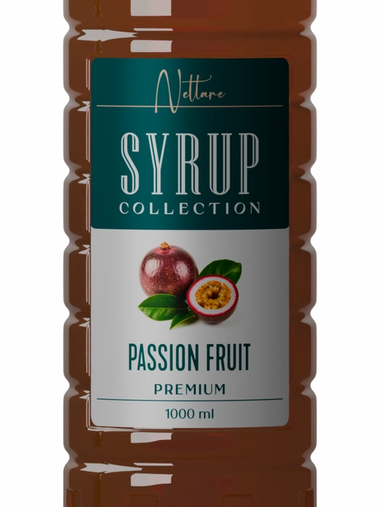 "Marakuya" siropi - "Passion Fruit" Nettare Syrup Collection, 1000 ml