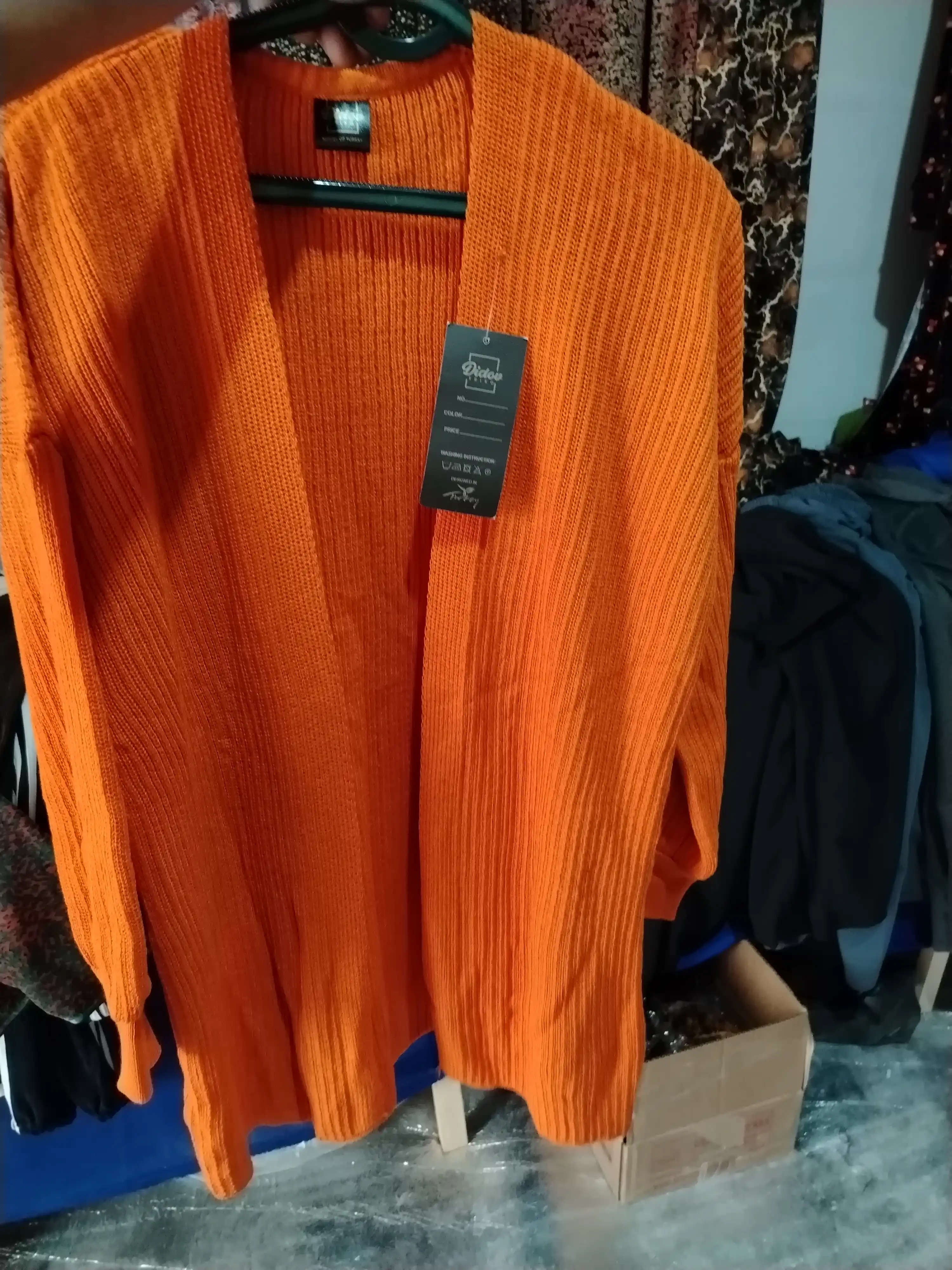 Didov Triko, ayollar va qizlar uchun yupqa kardigan, katta o‘lchamli, 80 sm va 125 sm