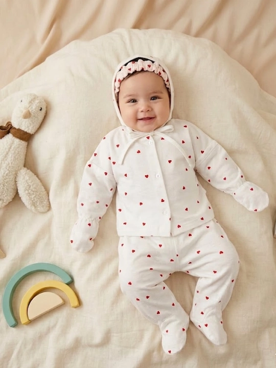 Набор из 4 детской одежды материала, Supreme для малышей, 0-3 мес, 100% мягкий хлопок