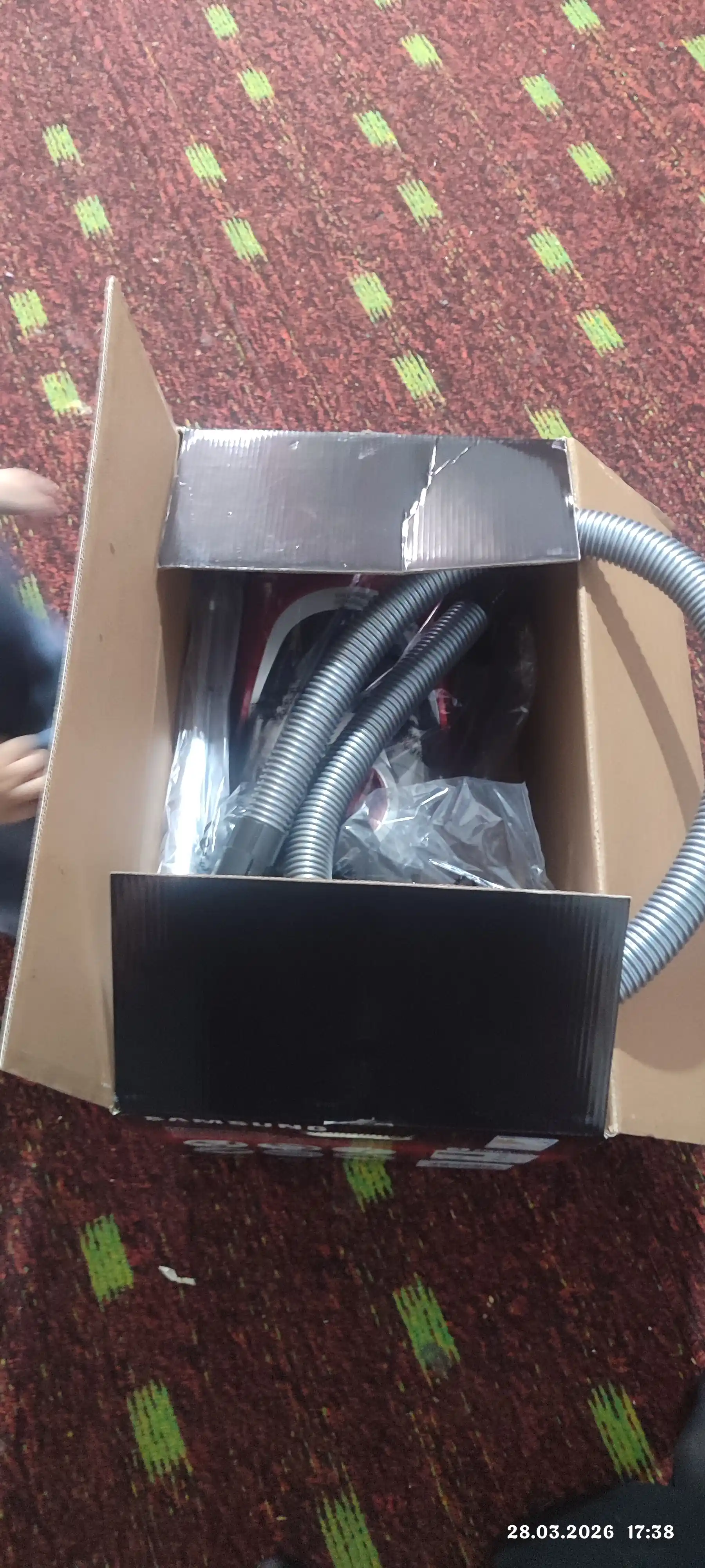 Пылесос Samsung PowerPro PSR-433, 4000w, 4 л, с телескопической трубкой, с HEPA фильтром