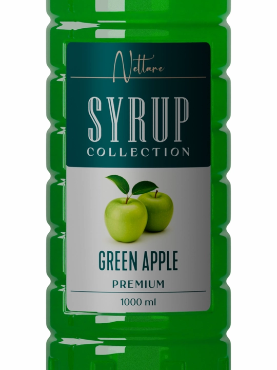 "Yashil Olma" siropi - "Green Apple" Nettare Syrup Collection, 1000 ml
