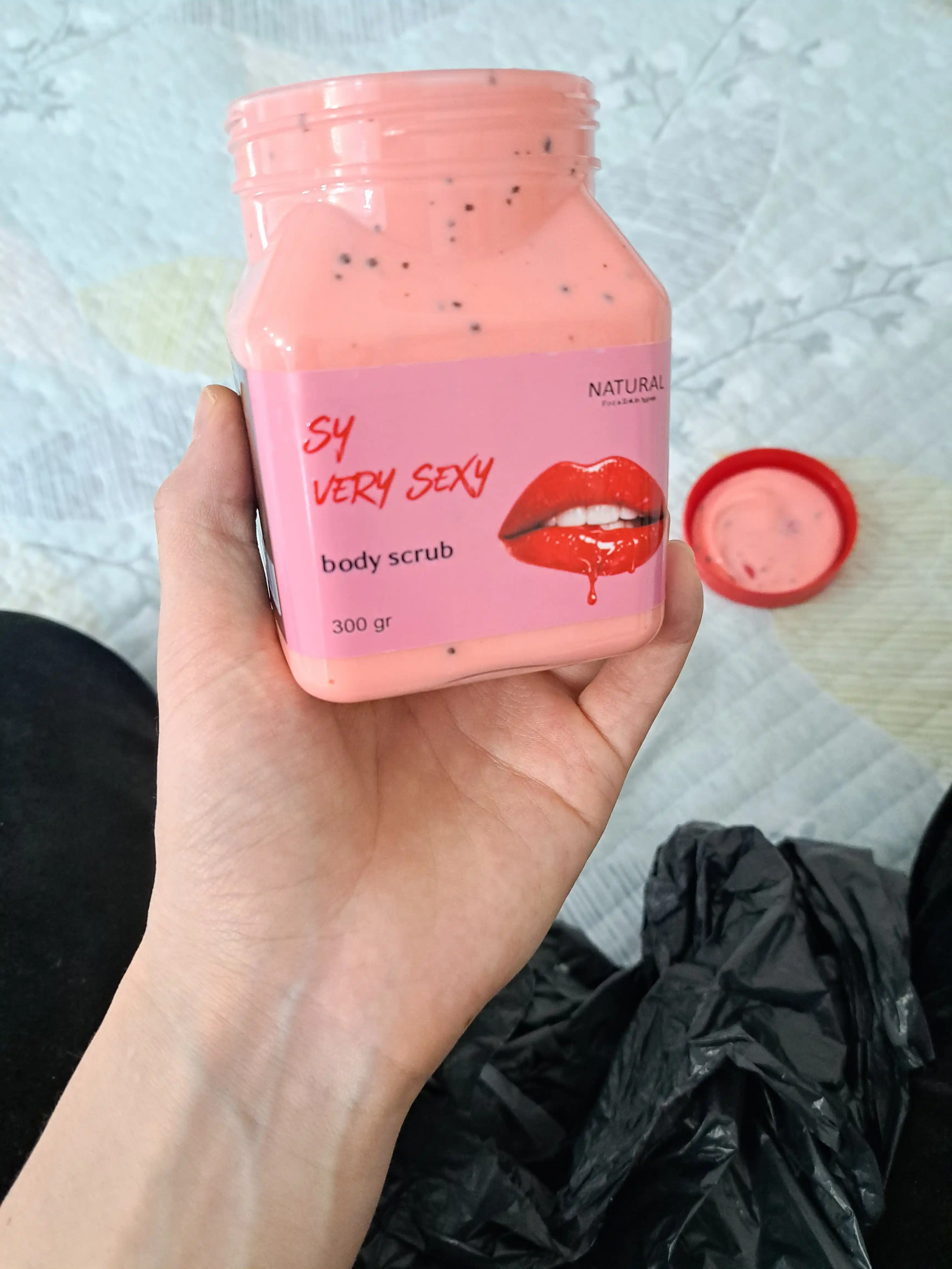 Ферамоновый скраб для тела Wokal Sherbet Body Скраб с малиной экстрактом 500/350 г