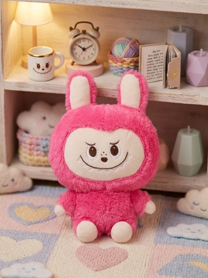 Игрушки,мягкие игрушки, Labubu — JAN99-LABUBU-ТЕМНРОЗ