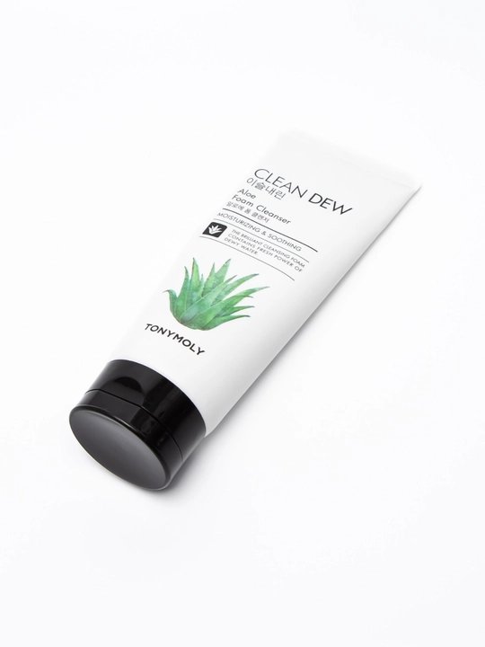 Очищающая пенка для умывания Clean Dew Aloe Foam, Корея