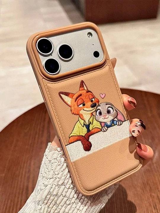 IPhone uchun g‘ilof, Zootopia, minimal dizaynli, zarbaga chidamli, yupqa - 