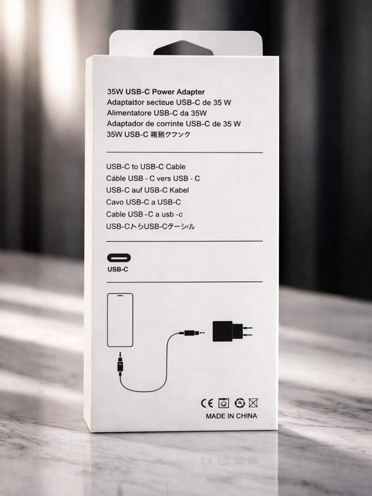Зарядное устройство USB-C 35W с кабелем быстрая зарядка