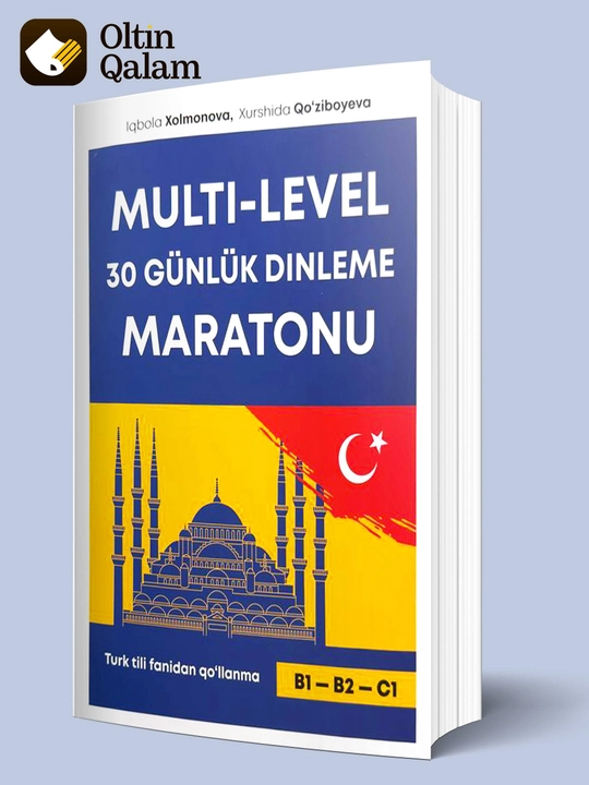 Multilevel 30 Günlük Dinleme Maratonu, turk tili kitobi - 