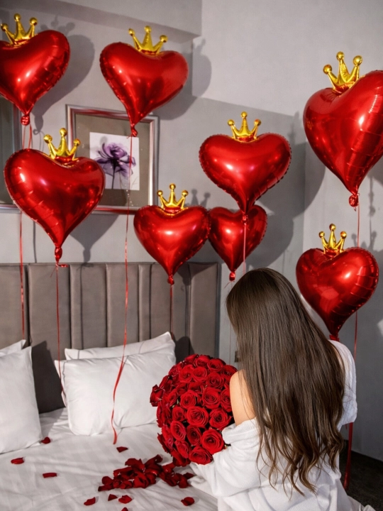 Love sharlar, Crown sharlar, Qizil sharlar, Yurak shaklidagi sharlar, Sovg‘a to‘plami