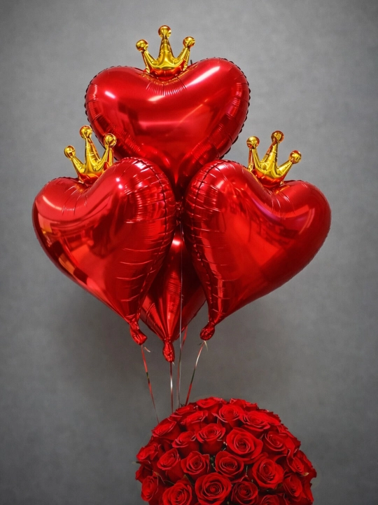 Love sharlar, Crown sharlar, Qizil sharlar, Yurak shaklidagi sharlar, Sovg‘a to‘plami