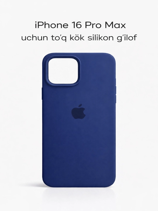 IPhone 17 / 16 / 15 / 14 / 13 / 12 Pro Maxlar uchun silikon g‘iloflar