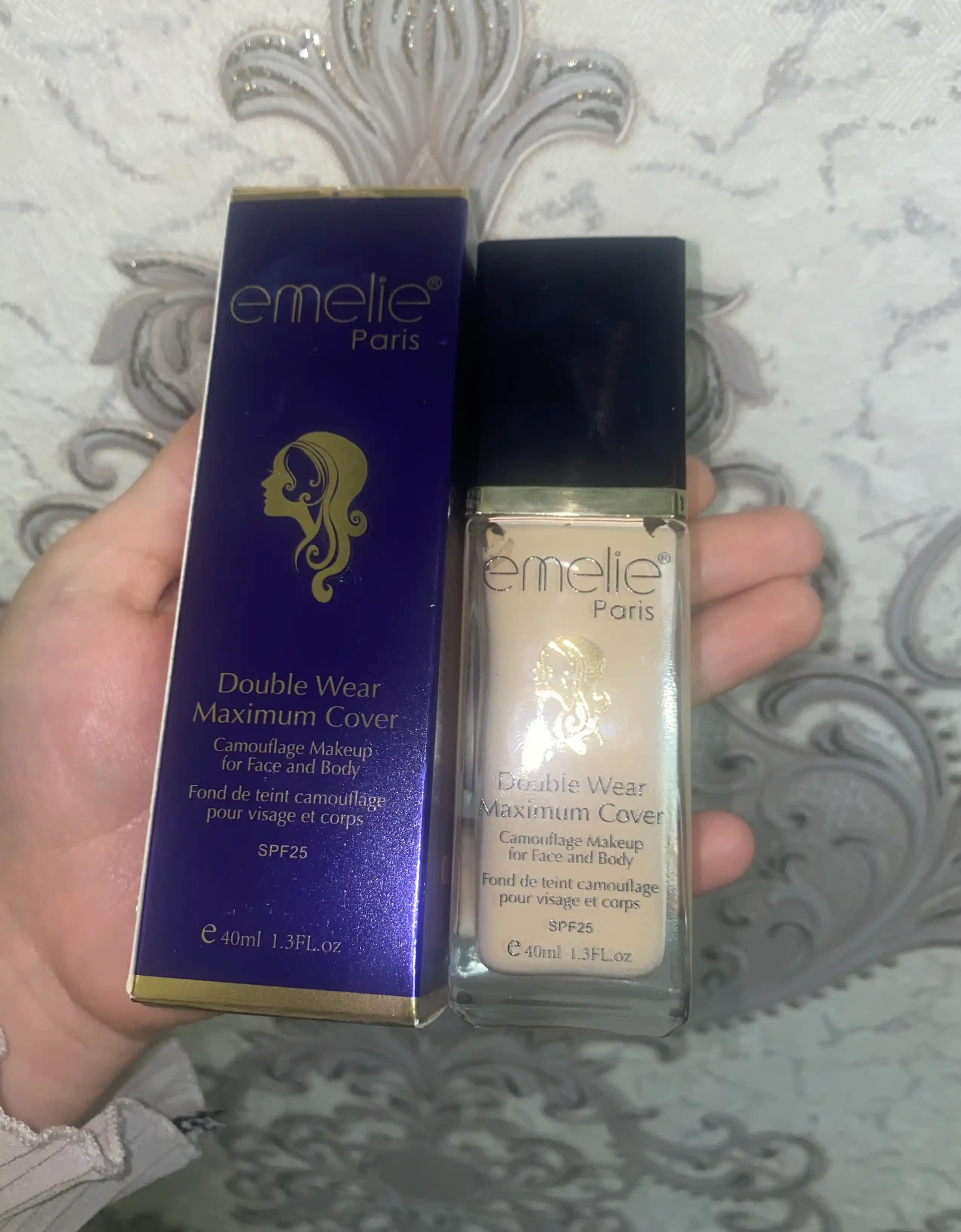 Тональный крем для лица Emelie SPF 25, увлажняющий, матовый тон, 40 мл, 1,3, E-103