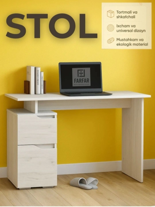 Kompyuter va yozuv stoli 100*40*75 - 