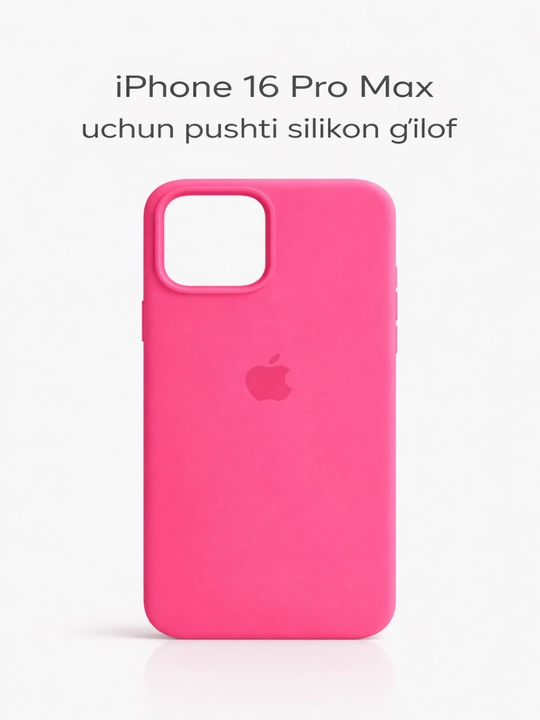IPhone 17 / 16 / 15 / 14 / 13 / 12 Pro Maxlar uchun silikon g‘iloflar