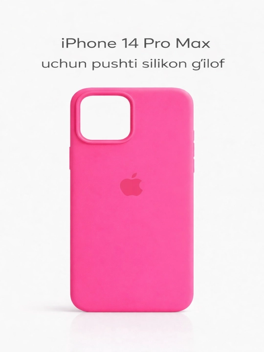 IPhone 17 / 16 / 15 / 14 / 13 / 12 Pro Maxlar uchun silikon g‘iloflar