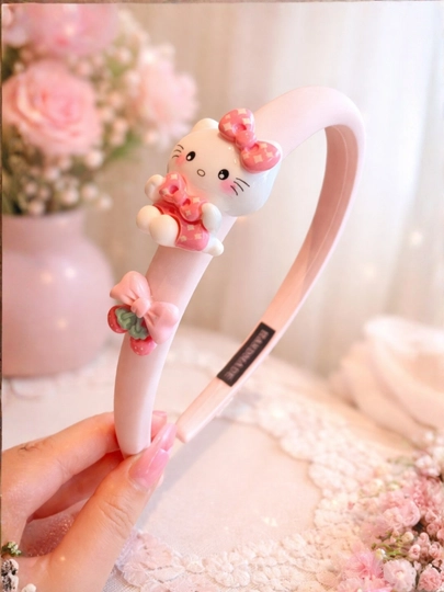 Ободок для девочек, аксессуар для девочек,Hello kitty — MODALAY-DETOBODOK-ПУДР