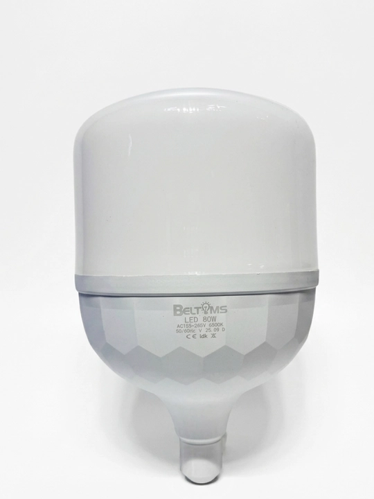 Beltoms LED lampa 50W/60W/80W E27, oq yorug'lik, 35 000 soat