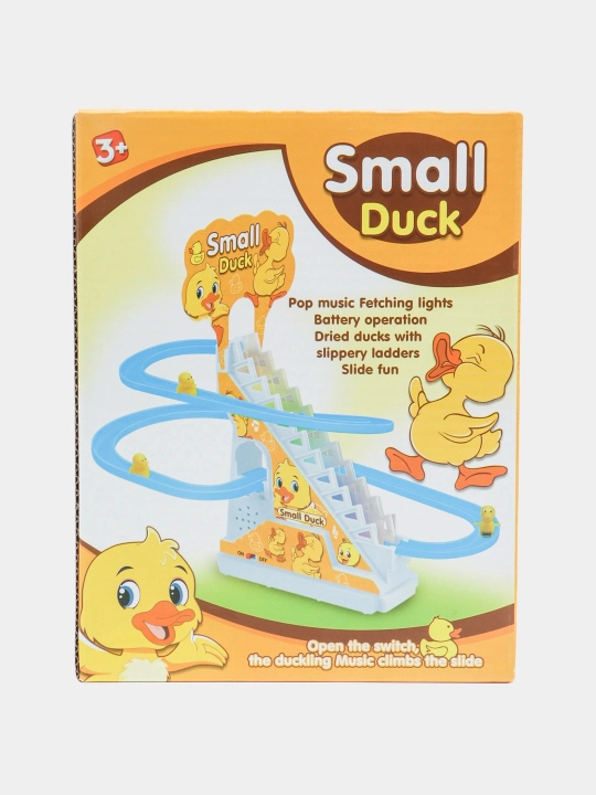 Утки на слайде Small Duck, учебно-музыкальная игрушка для детей, антистрессовая - 