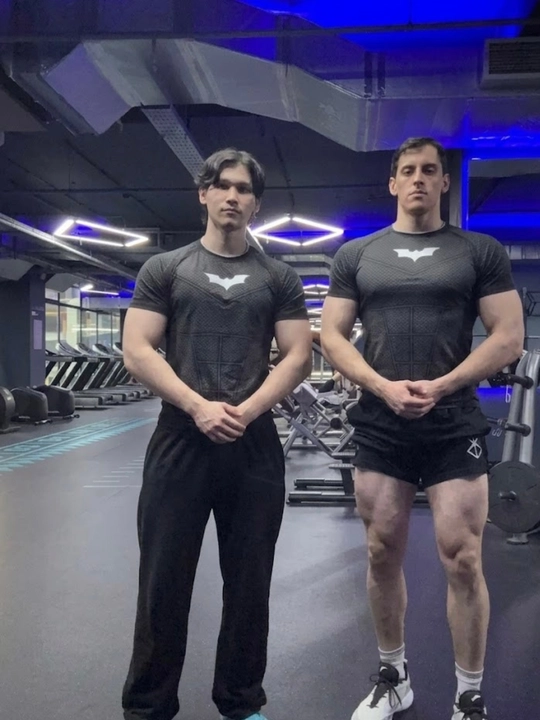 Kompression futbolka, sport, rashgard, erkaklar uchun, fitnes uchun