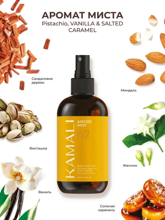 Body mist, спрей для тела, Kamali Matsukita mist, парфюм спрей, женский 