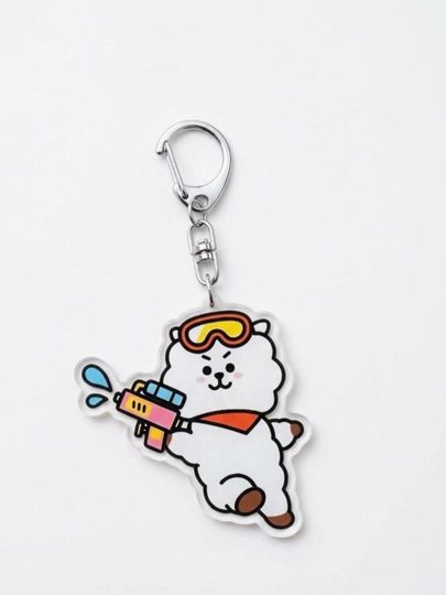 Мини-брелок BT21 персонажи BTS, аксессуар для сумок и ключей — SEOULUZ-BT21BRELOK-БЕЛЫЙ