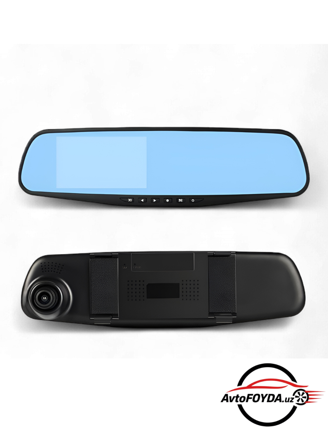 Видеорегистратор зеркало 2 камеры Full HD 1080P задняя камера DVR авто
