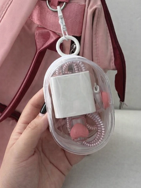 USB kabel qutisi, kabel saqlash qutisi, quloqchin qopchasi - 