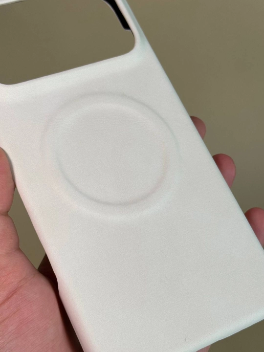 IPhone uchun MagSafe qo‘llab-quvvatlovchi, qo‘y terisi teksturali g‘ilofi 16,17,Pro/ProMax