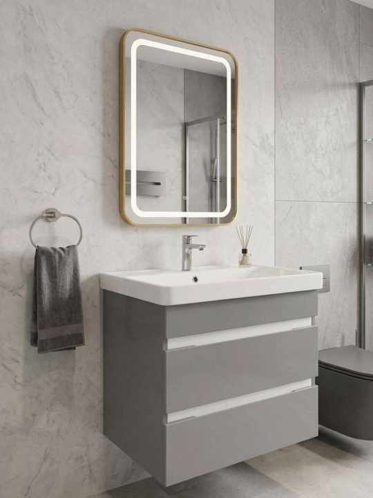 Osma rakovina tumbalik 60x47 sm PVS material suvga chidamli vannaxona uchun - 
