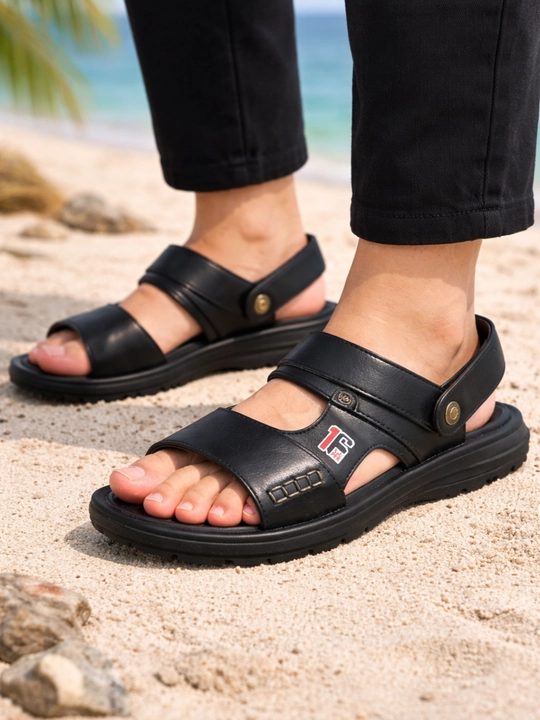 Erkaklar uchun yozgi sandal, orqa tasmali, qulay, sirpanmaydigan tagcharmli