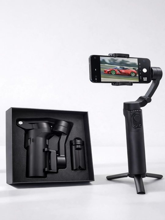 F5 Plus 3 o‘qli buklanadigan stabilizator - professional, smartfonlar uchun