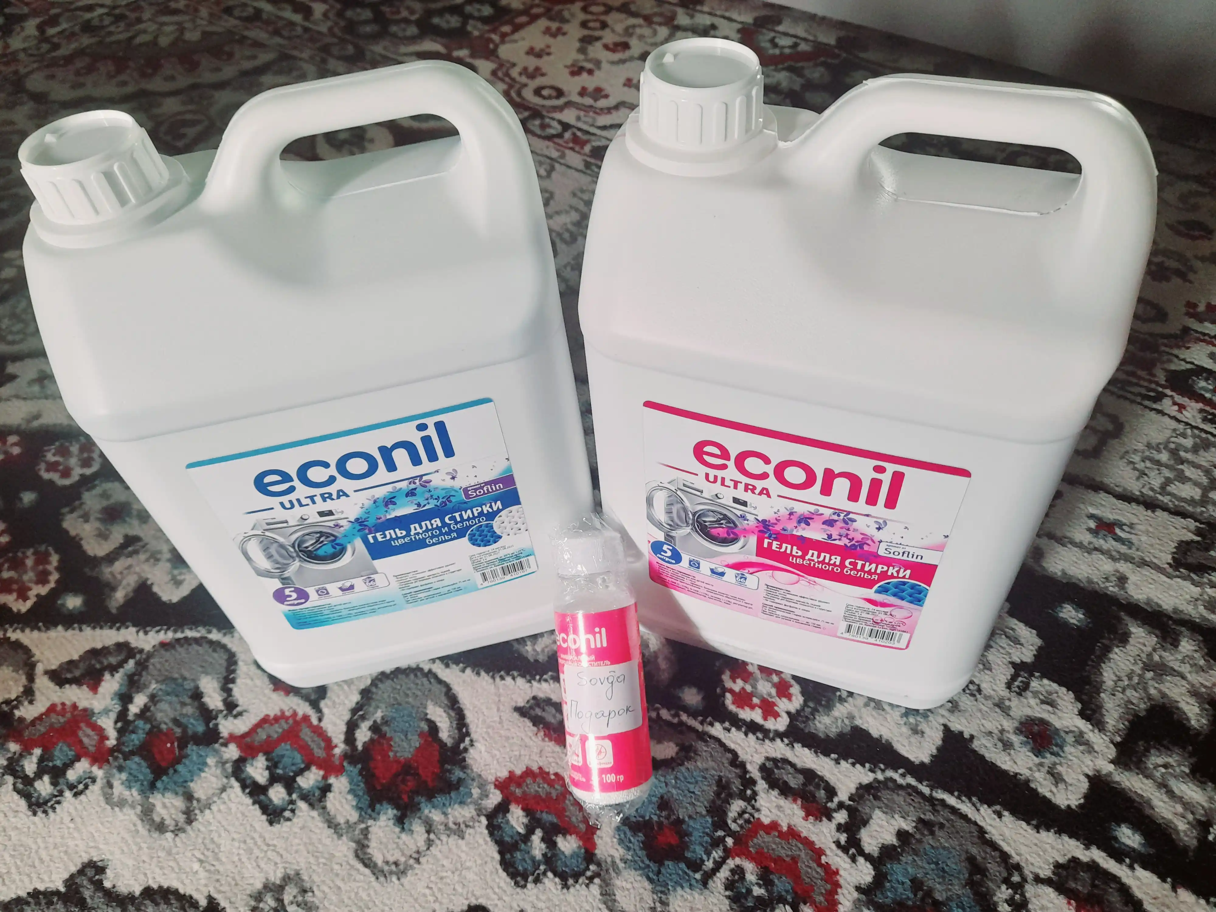 Гель для стирки Econil, 10 л, жидкий стиральный порошок