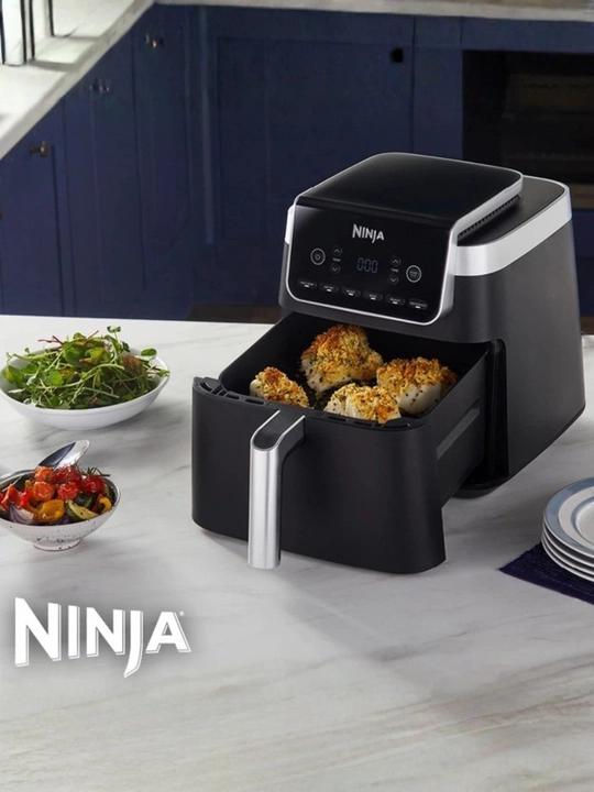Аэрогриль Ninja AF180 (Air Fryer), фритюрница, мультипечь, для дома, с дисплеем - 