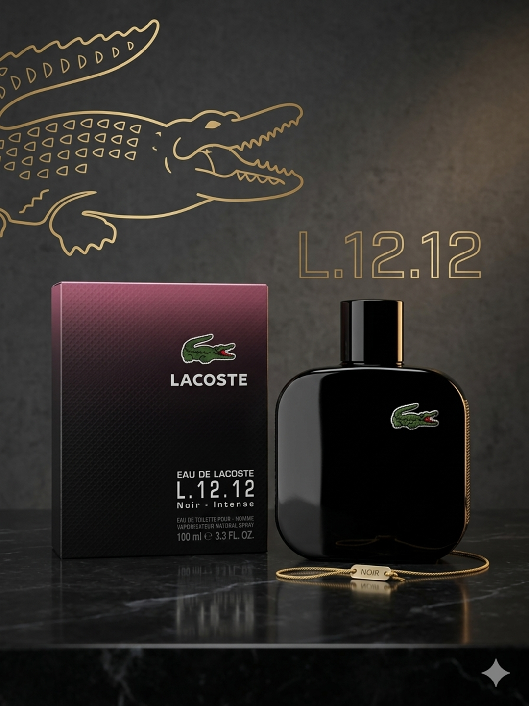 Lacoste L.12.12 Noir (Intense) - 