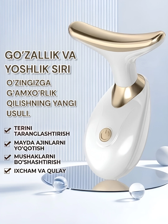 Massaj, yuz massajori, bo’yin massaj, kosmetika , terini parvarish, ayollar uchun massaj - 