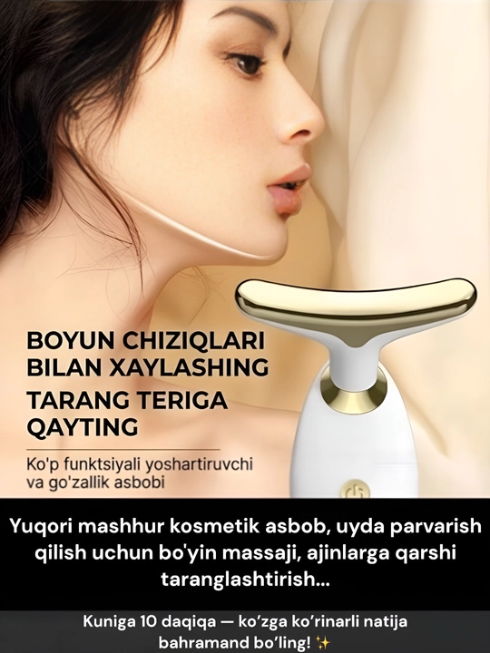 Massaj, yuz massajori, bo’yin massaj, kosmetika , terini parvarish, ayollar uchun massaj