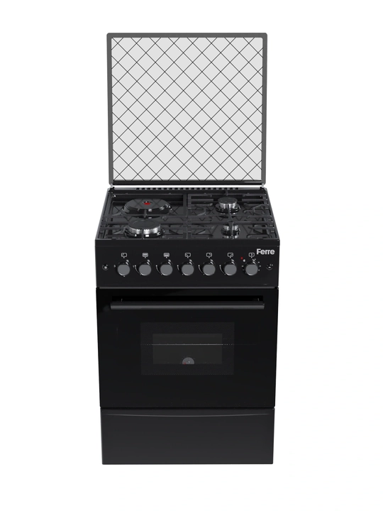 Газовая плита FERRE LP60F - 31 FFD-2 20, 3 газ + 1 электронные конфорки, газ-контроль - 